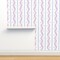 Pink Stripe Watercolor Bubblegum Traditional Classic Curved Custom Removable Wallpaper by Spoonflower Peel & Stick Wallpaper 2FT Wide